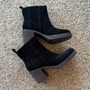 Crown Vintage Black Ankle Booties